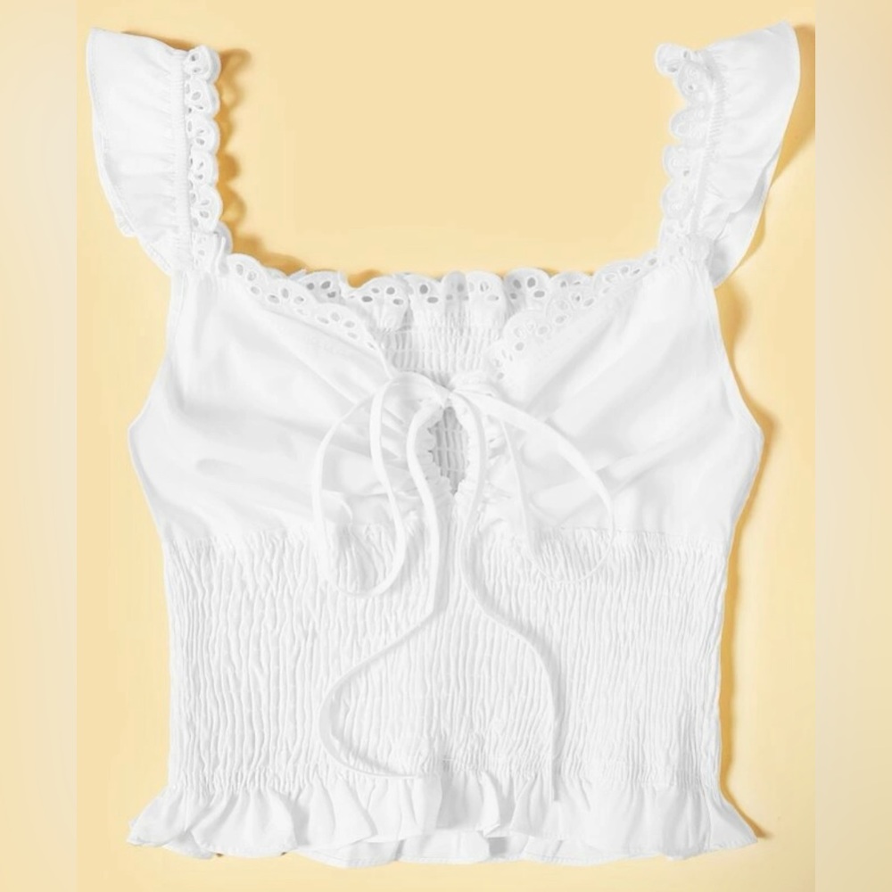 White Cami Top (NEVER WORN)